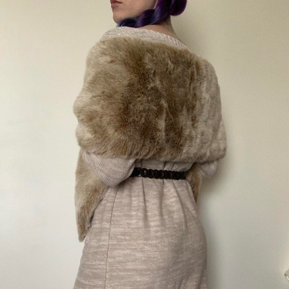 Banana Republic Faux Fur Wrap
